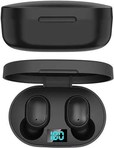 Fone De Ouvido Sem Fio 5.0 Display Headset Compatvel Com Todos Os Aparelhos